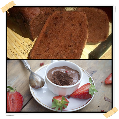 Ricette della mousse al cioccolato e fragola e del pane Dukan al cioccolato (fase di attacco)